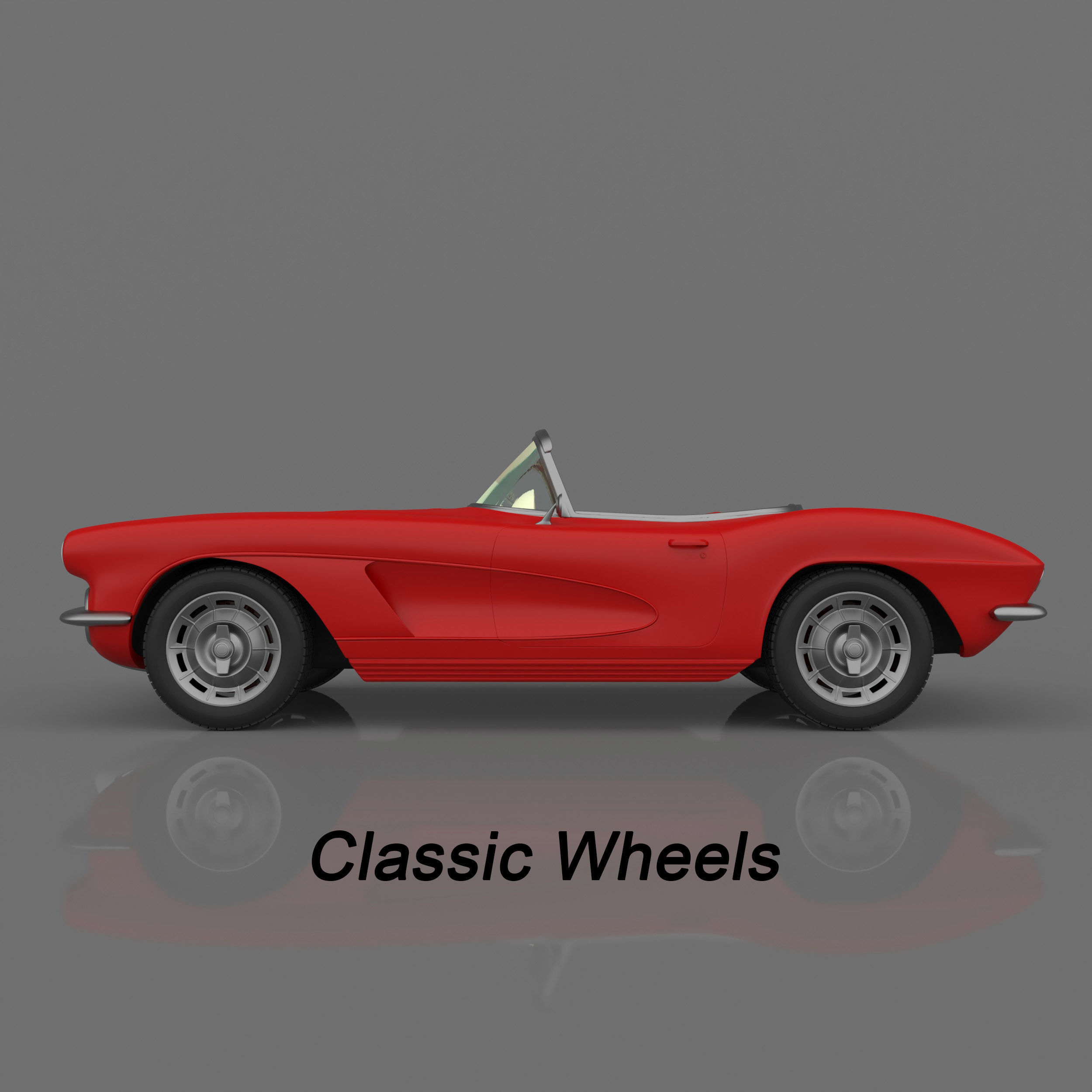 Chevrolet Corvette C1 Ready to Print STL Files 3D print model_10