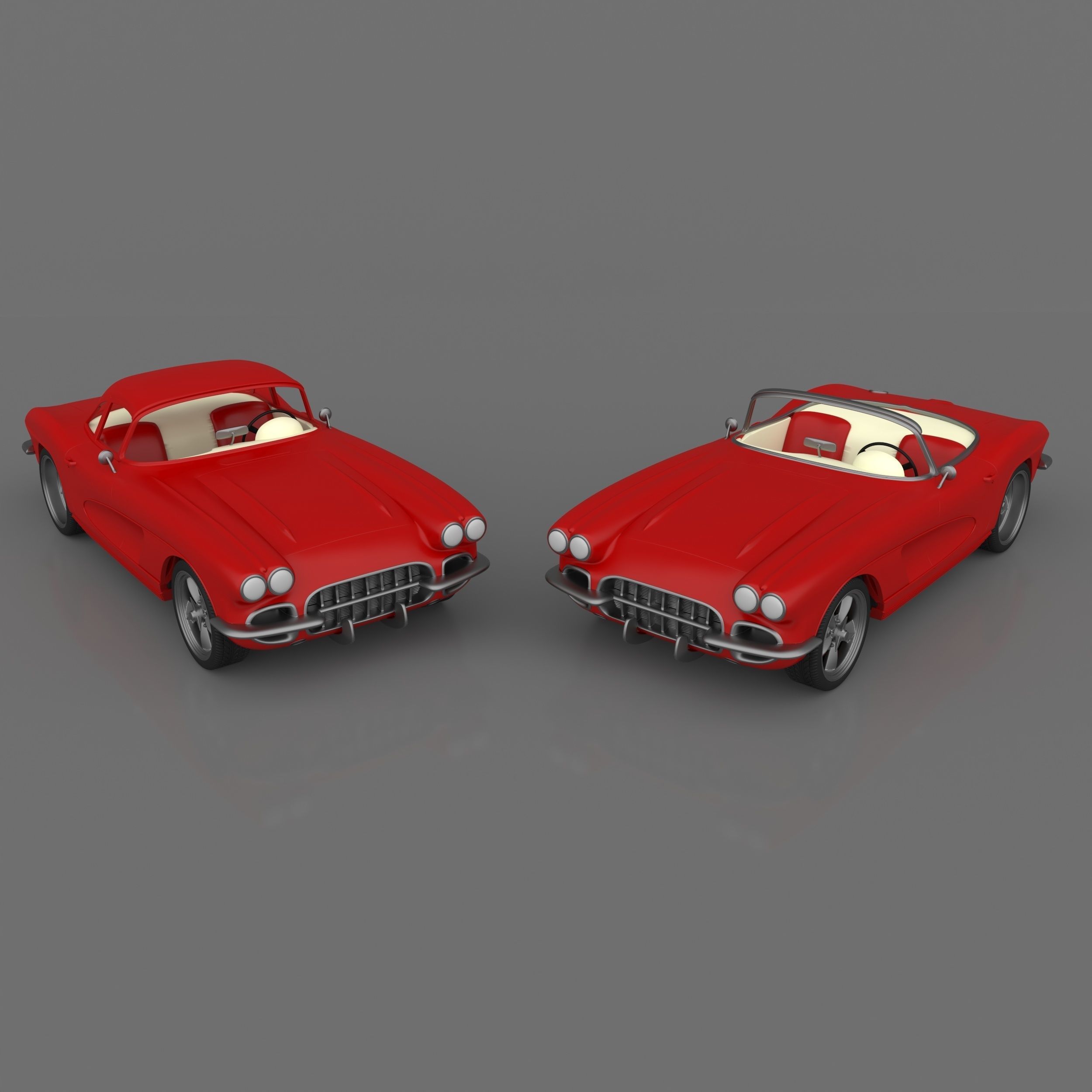 Chevrolet Corvette C1 Ready to Print STL Files 3D print model_1