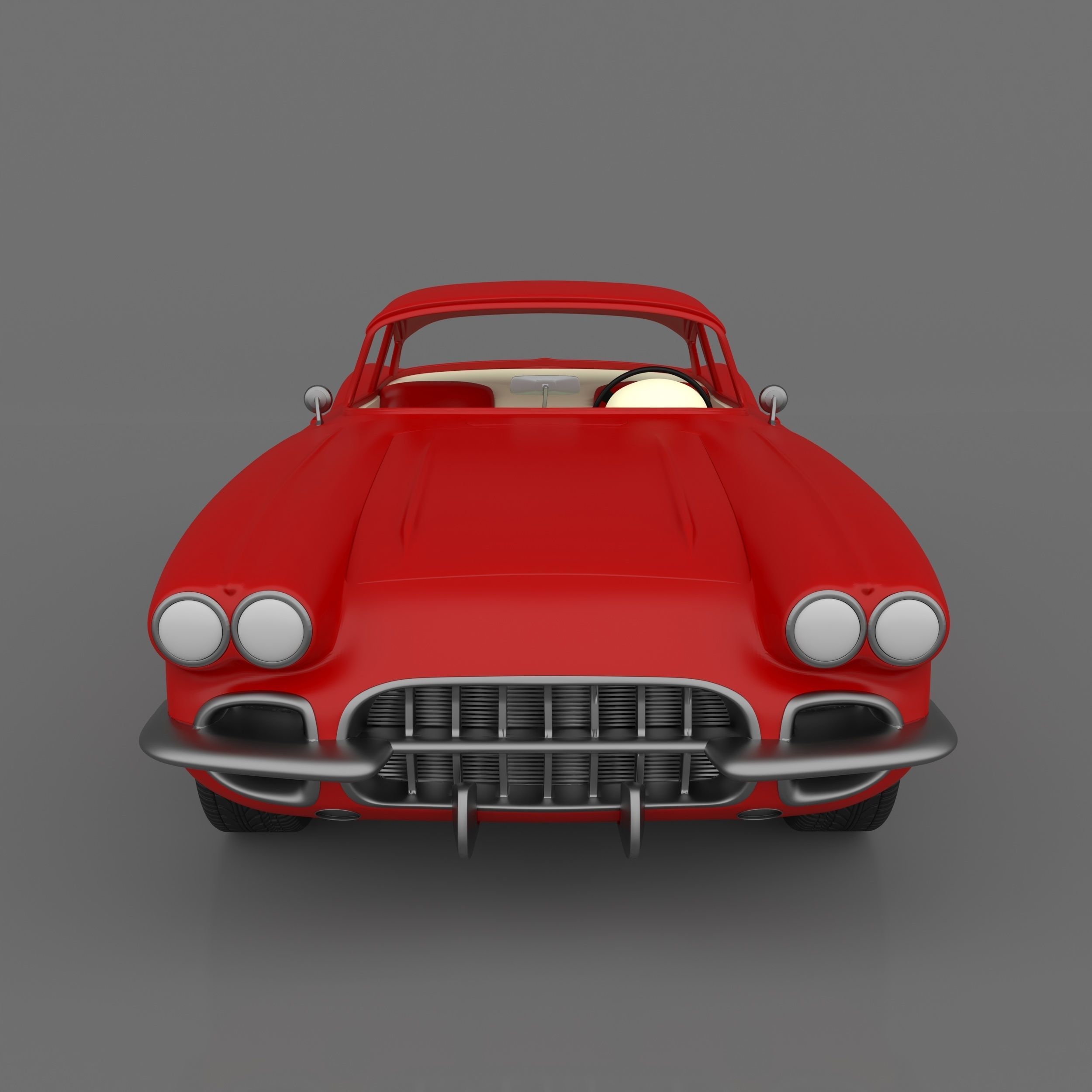 Chevrolet Corvette C1 Ready to Print STL Files 3D print model_3