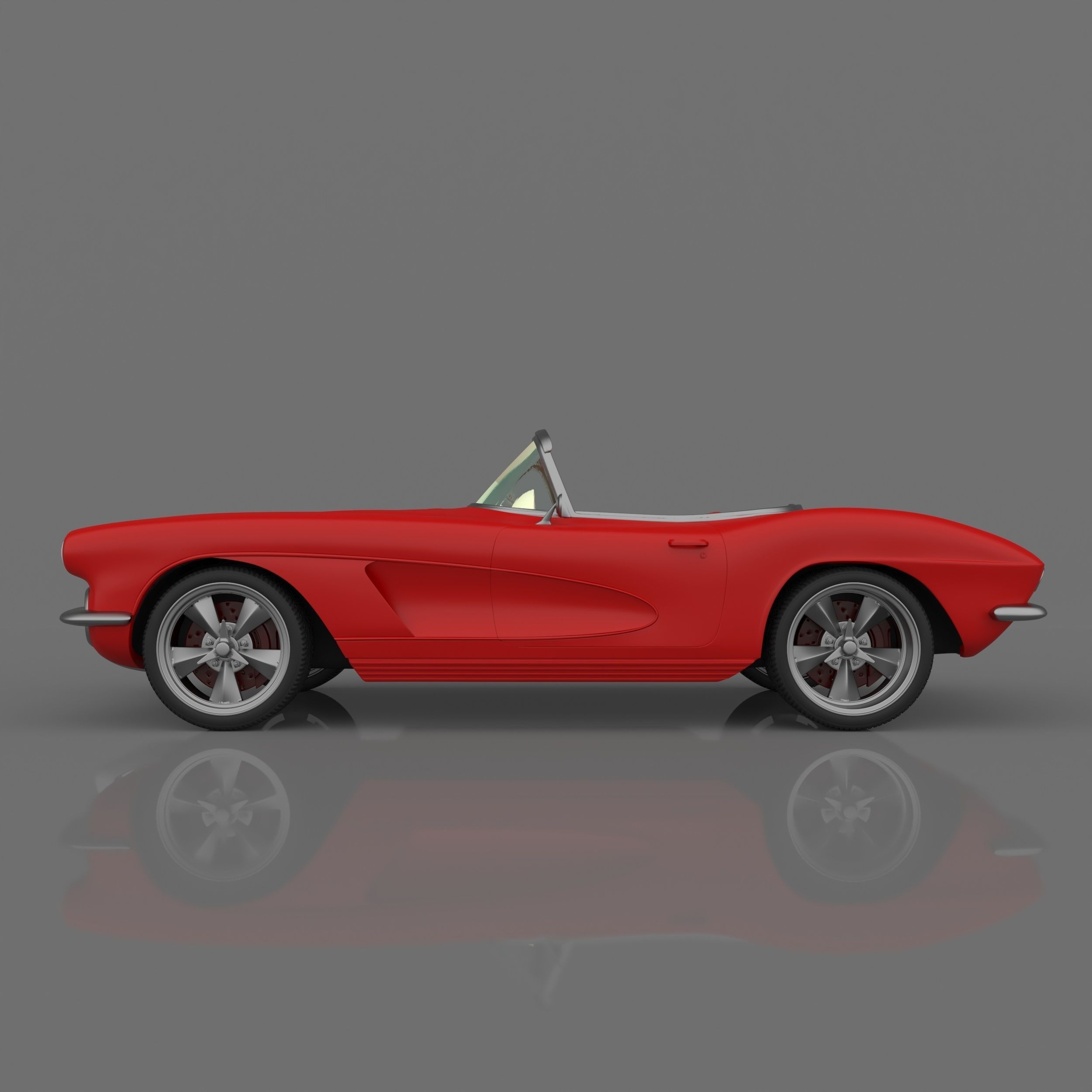 Chevrolet Corvette C1 Ready to Print STL Files 3D print model_9
