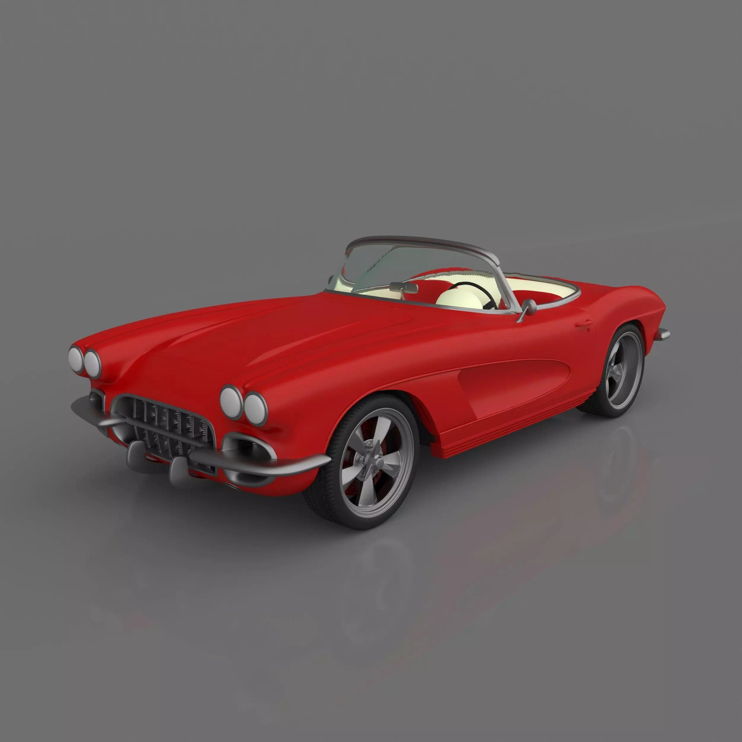 Chevrolet Corvette C1 Ready to Print STL Files 3D print model_0