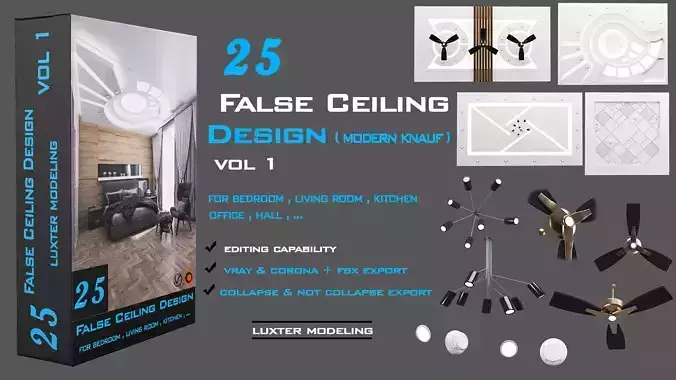 25 False Ceiling Design  Modern knauf  - Ceiling object    Vol 1