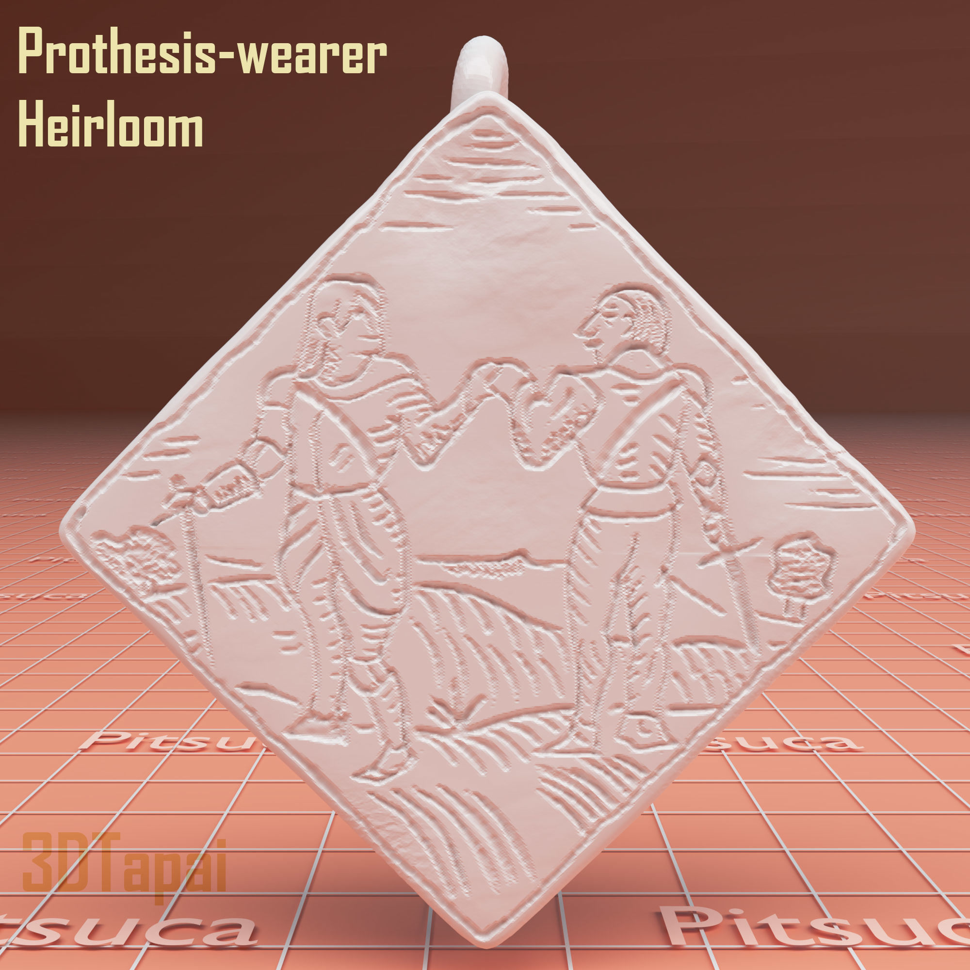 HEIRLOOM MEDALIONS FROM ELDEN RING 3D print model_1