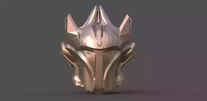 Sci Fi Fantasy Mandalorian style helmet 1