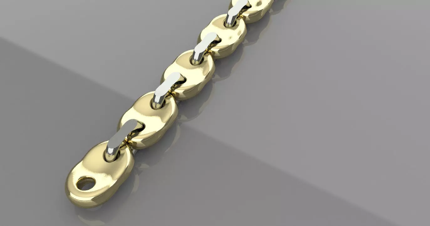 Gucci chain link 3D print model_0