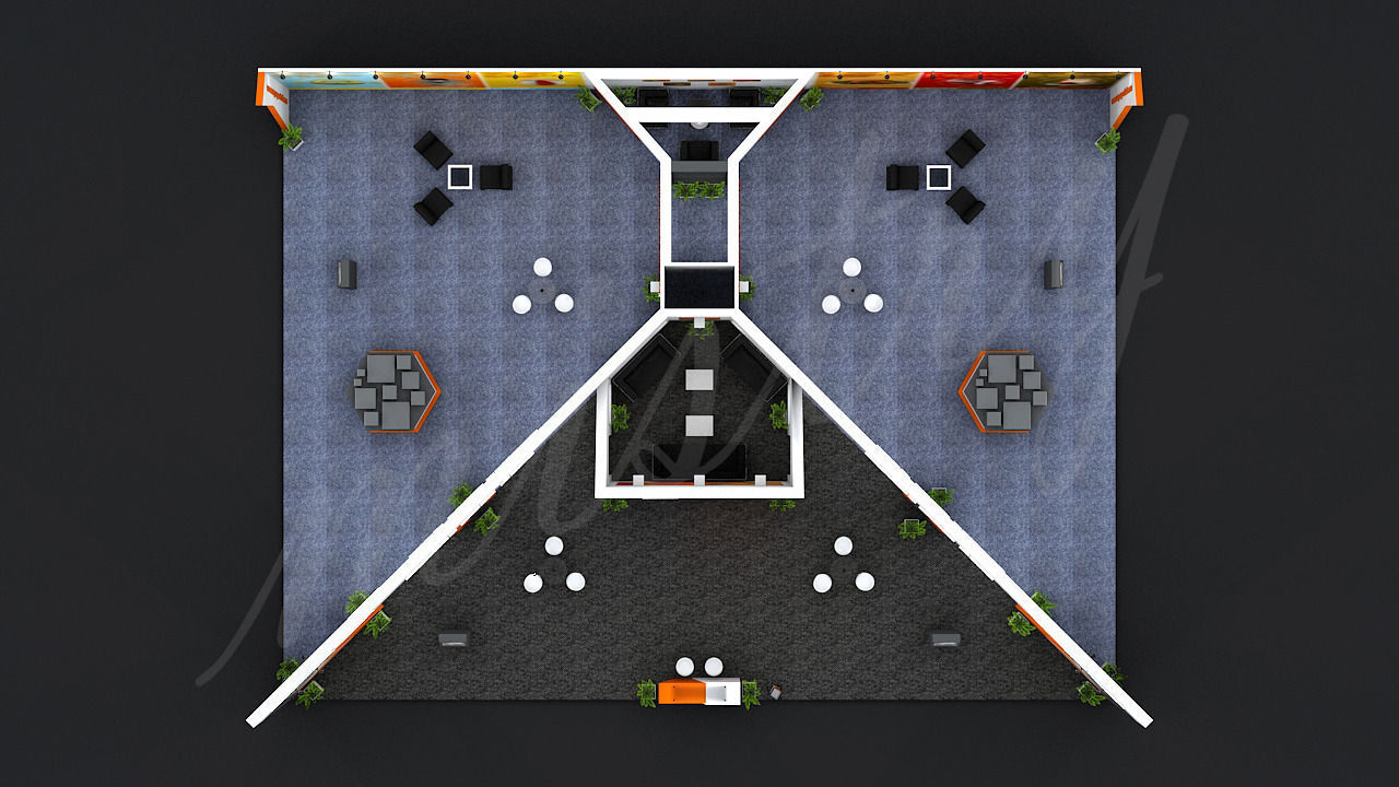 Exhibition Booth 3D Model 3D model_1