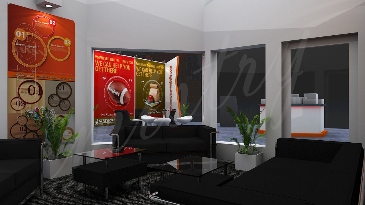Exhibition Booth 3D Model 3D model_11