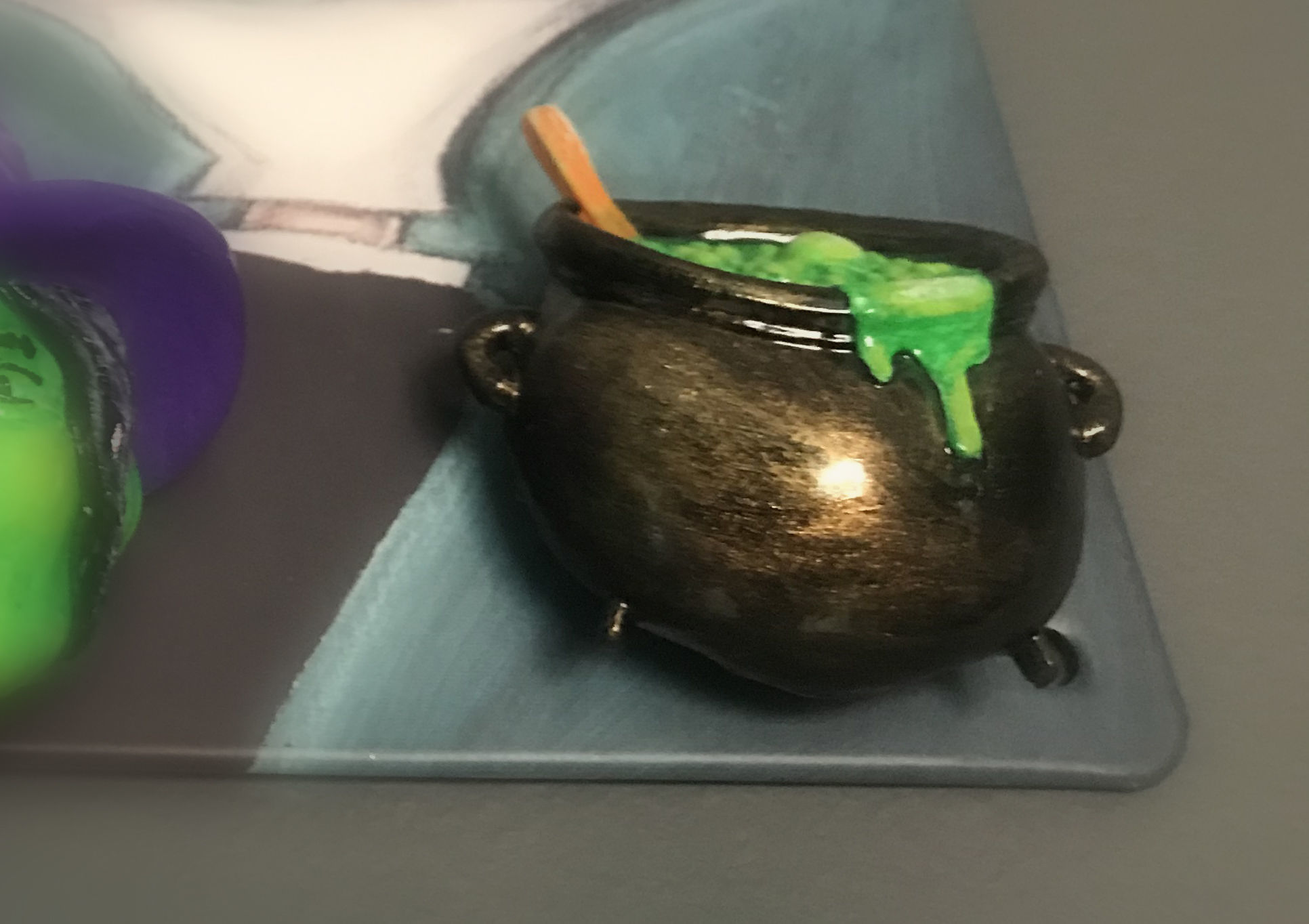 Witches Brewing Cauldron 3D print model_3