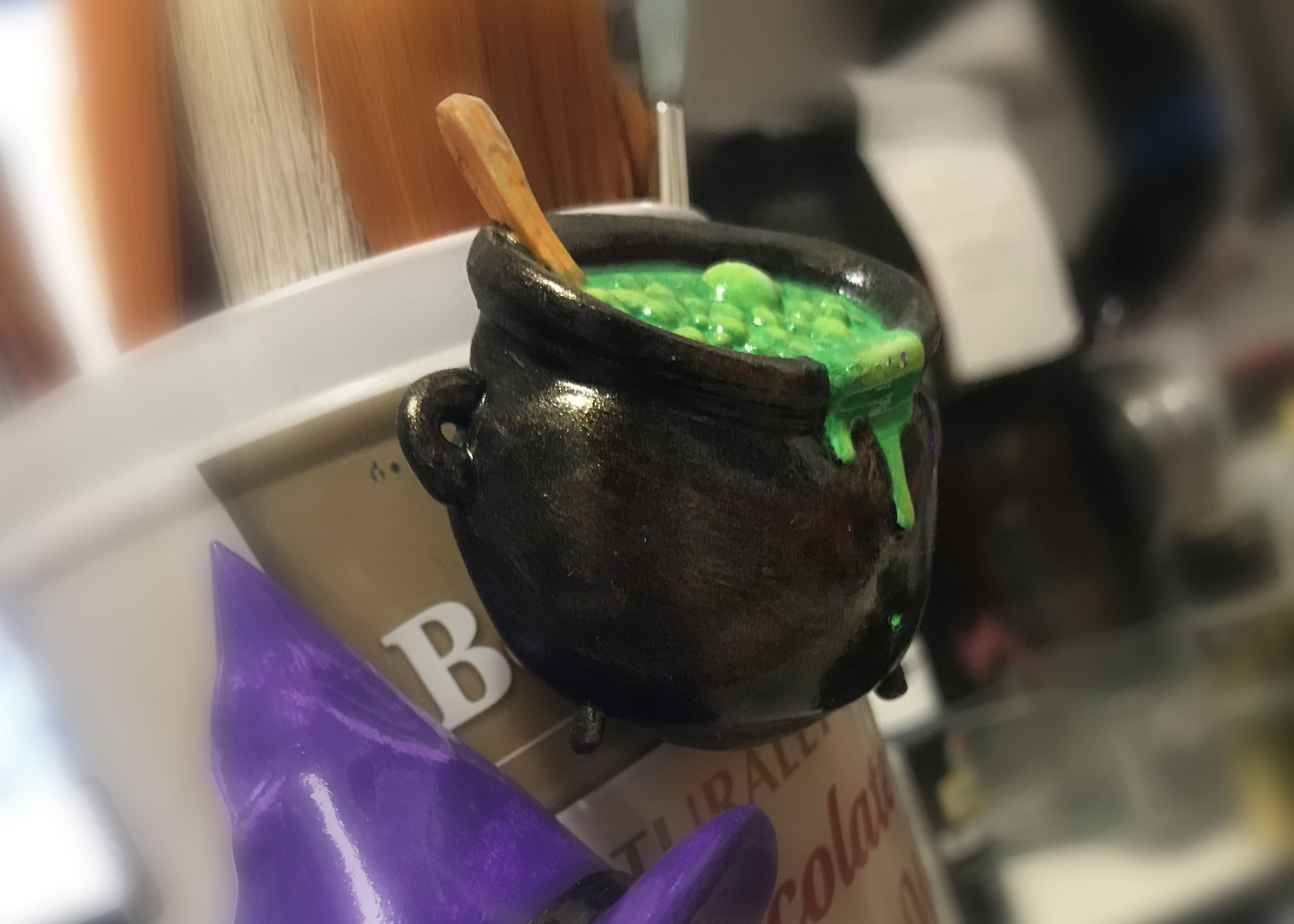 Witches Brewing Cauldron 3D print model_1