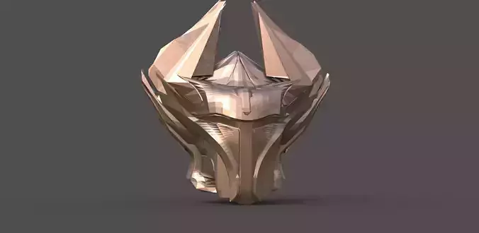 Sci Fi Fantasy Mandalorian style helmet 2