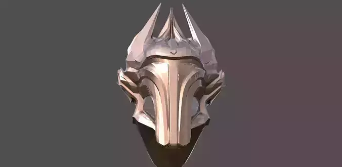 Sci Fi Fantasy Mandalorian style helmet 3 