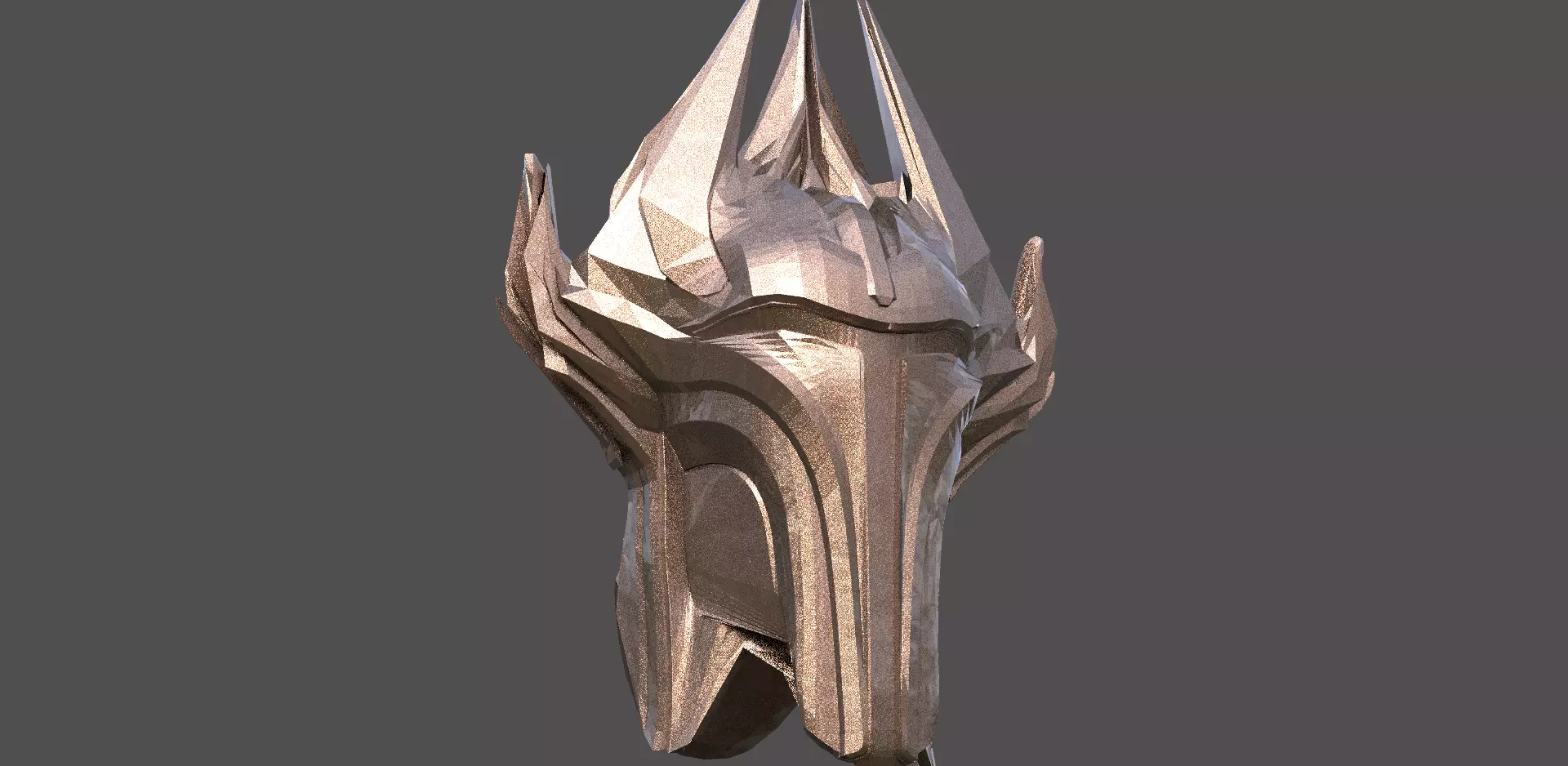 Sci Fi Fantasy Mandalorian style helmet 5 3D model_0