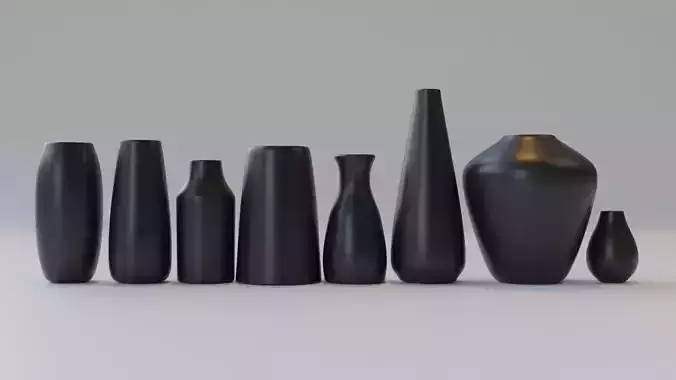 Collection of vases