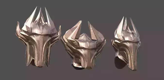 Sci Fi Fantasy Mandalorian style helmet 3 designs