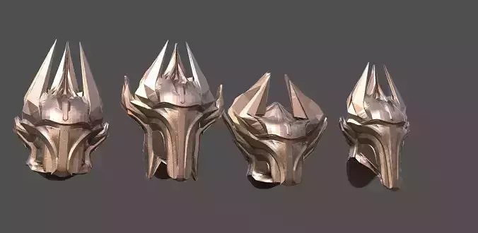 Sci Fi Fantasy Mandalorian style helmet 4 designs  