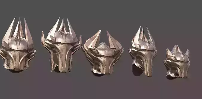 Sci Fi Fantasy Mandalorian style helmet 5 designs