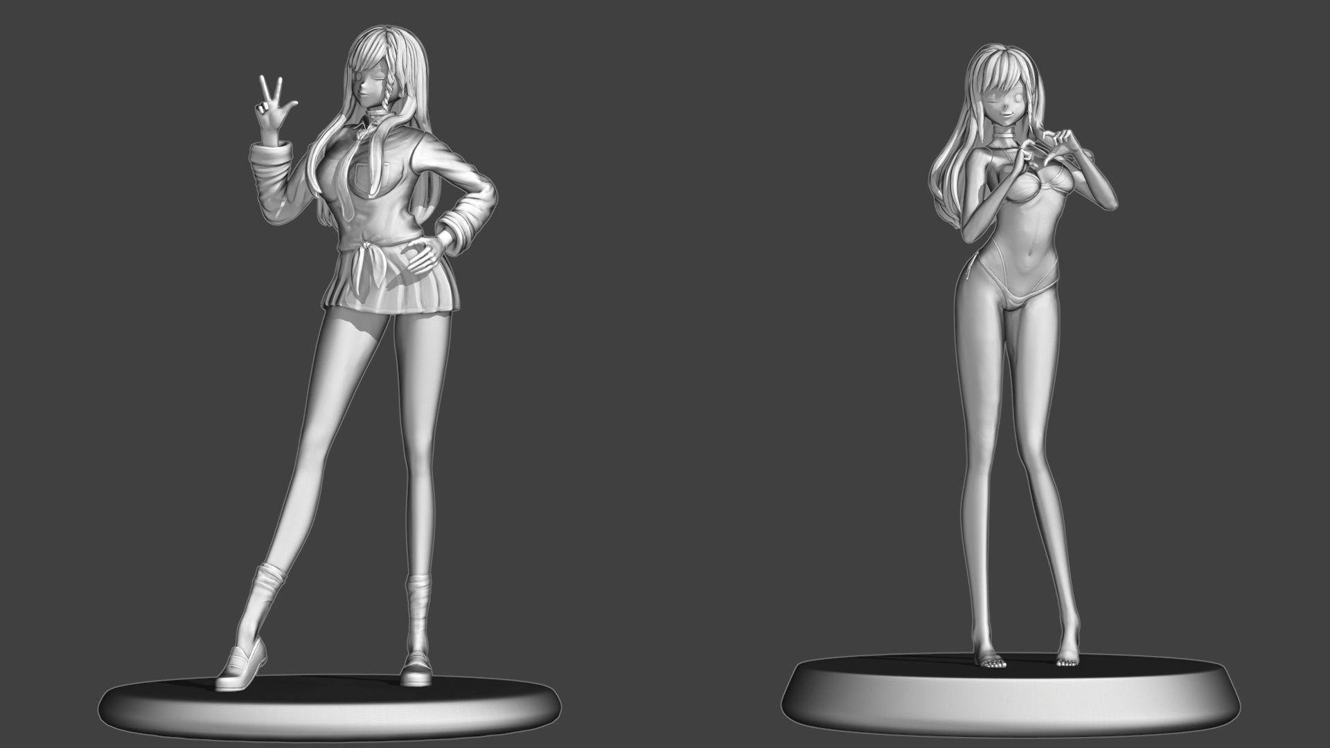 Sculpture by Kitagawa Marin 3D print model_4