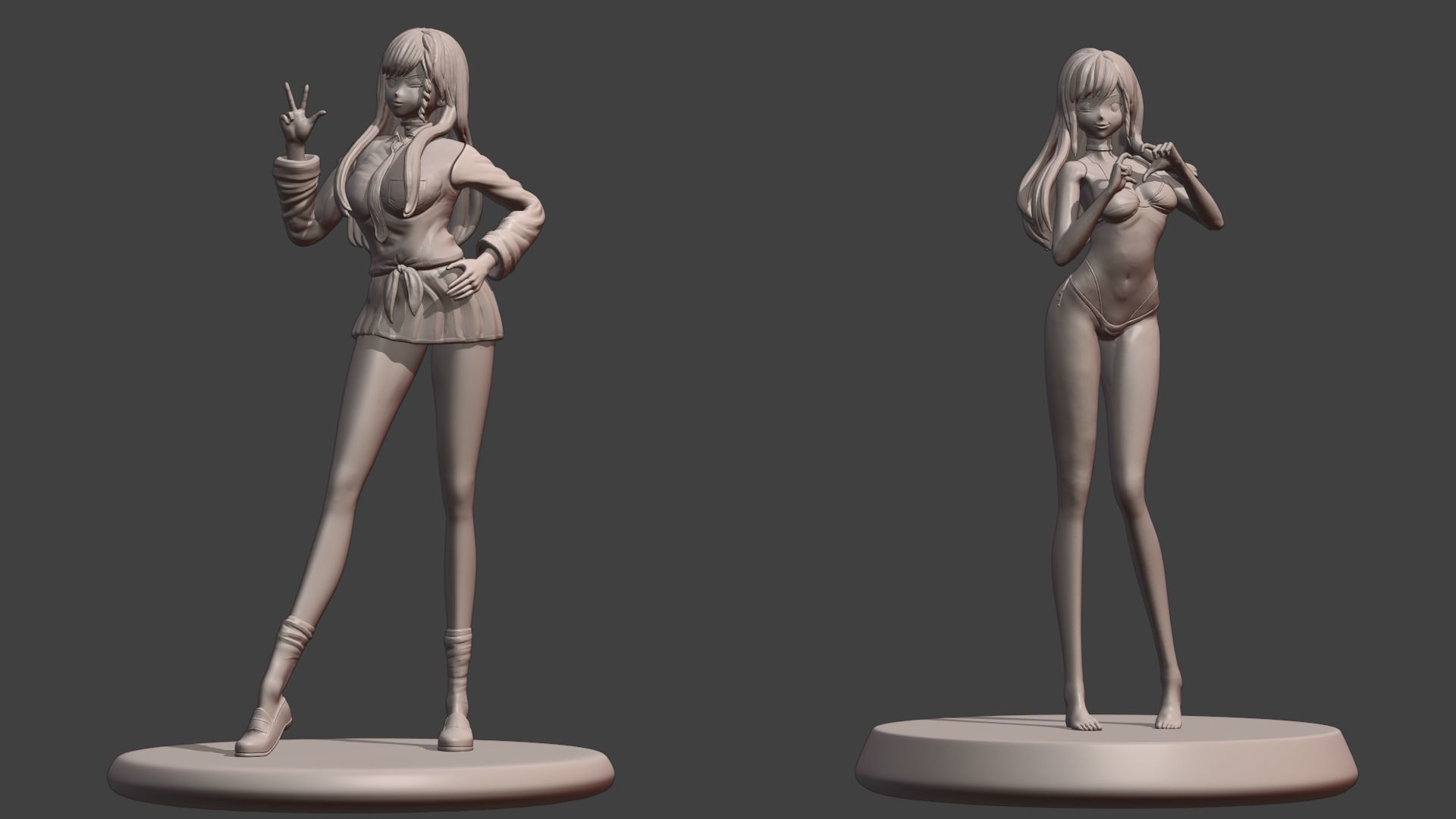 Sculpture by Kitagawa Marin 3D print model_2