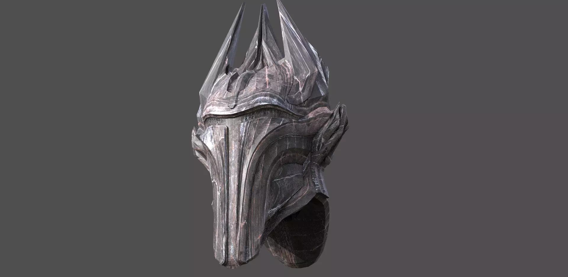 Sci Fi Fantasy Mandalorian style helmet 1 design  3D model_0