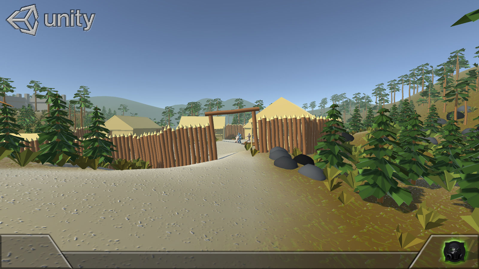 Game concept blockout Pack Free low-poly 3D model_27