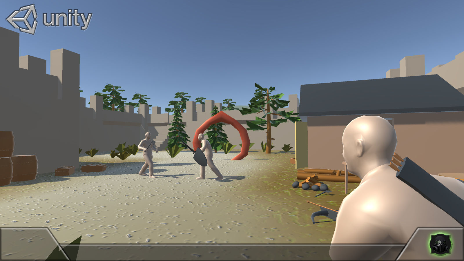 Game concept blockout Pack Free low-poly 3D model_15