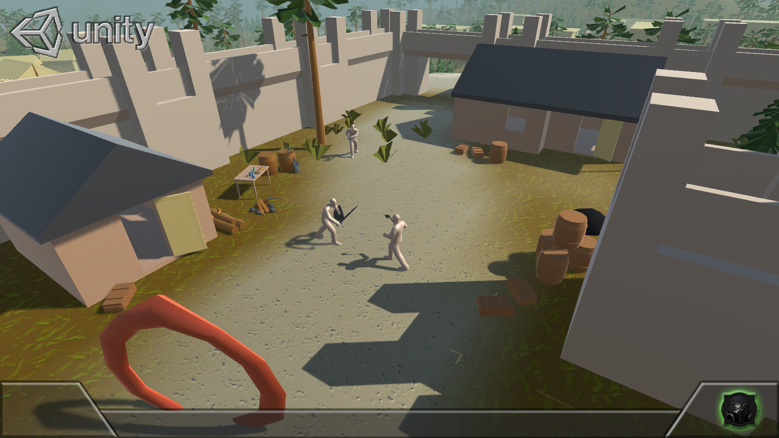 Game concept blockout Pack Free low-poly 3D model_11