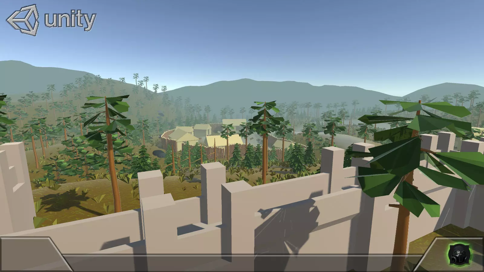 Game concept blockout Pack Free low-poly 3D model_0