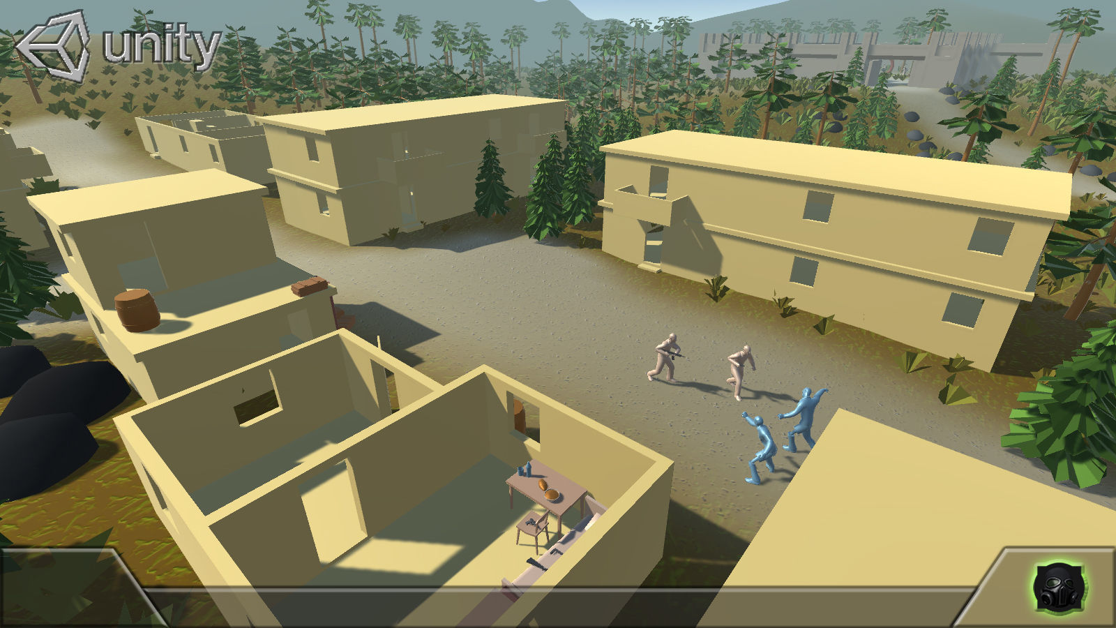 Game concept blockout Pack Free low-poly 3D model_23