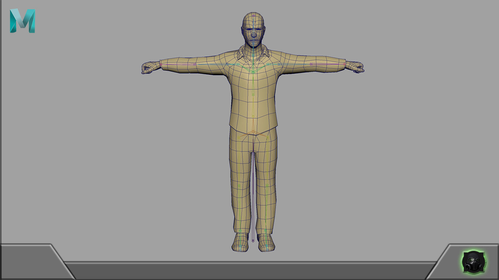 Game concept blockout Pack Free low-poly 3D model_33