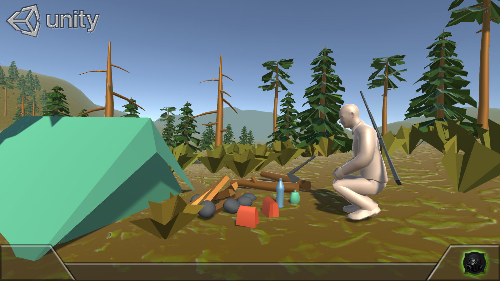 Game concept blockout Pack Free low-poly 3D model_22