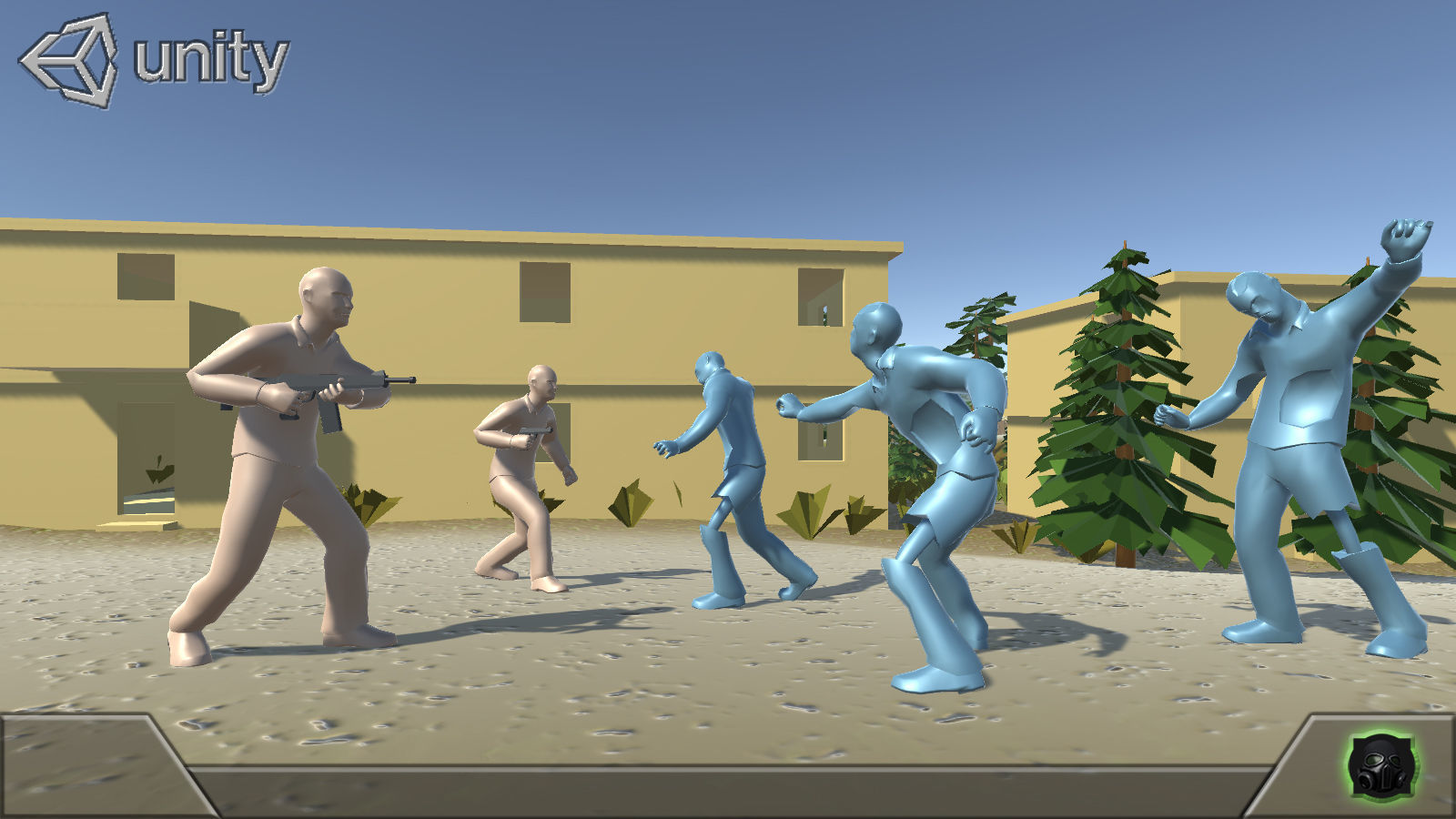 Game concept blockout Pack Free low-poly 3D model_17