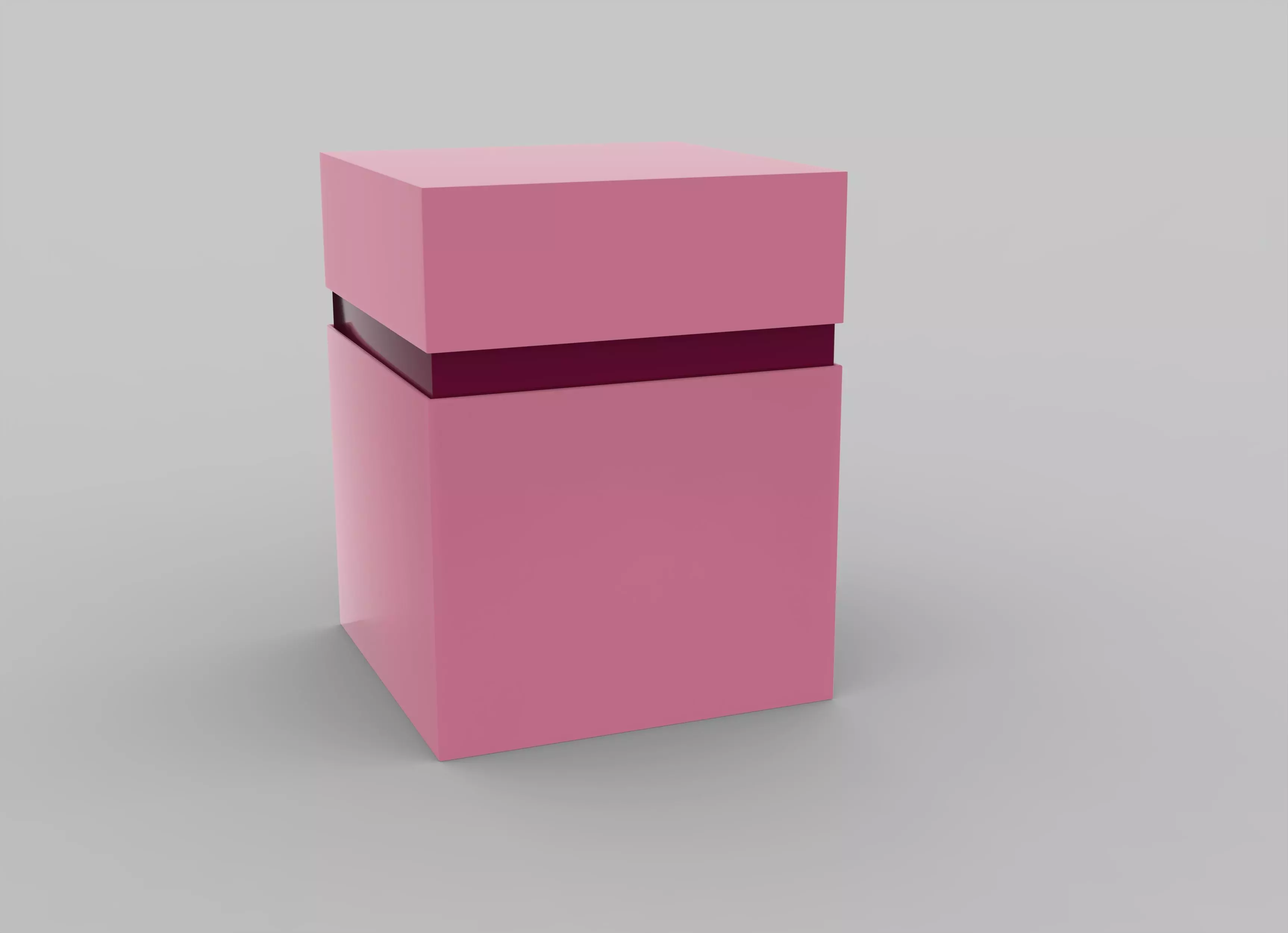 Cosmetics box Packaging Low-poly 3D mode Free low-poly 3D model_0