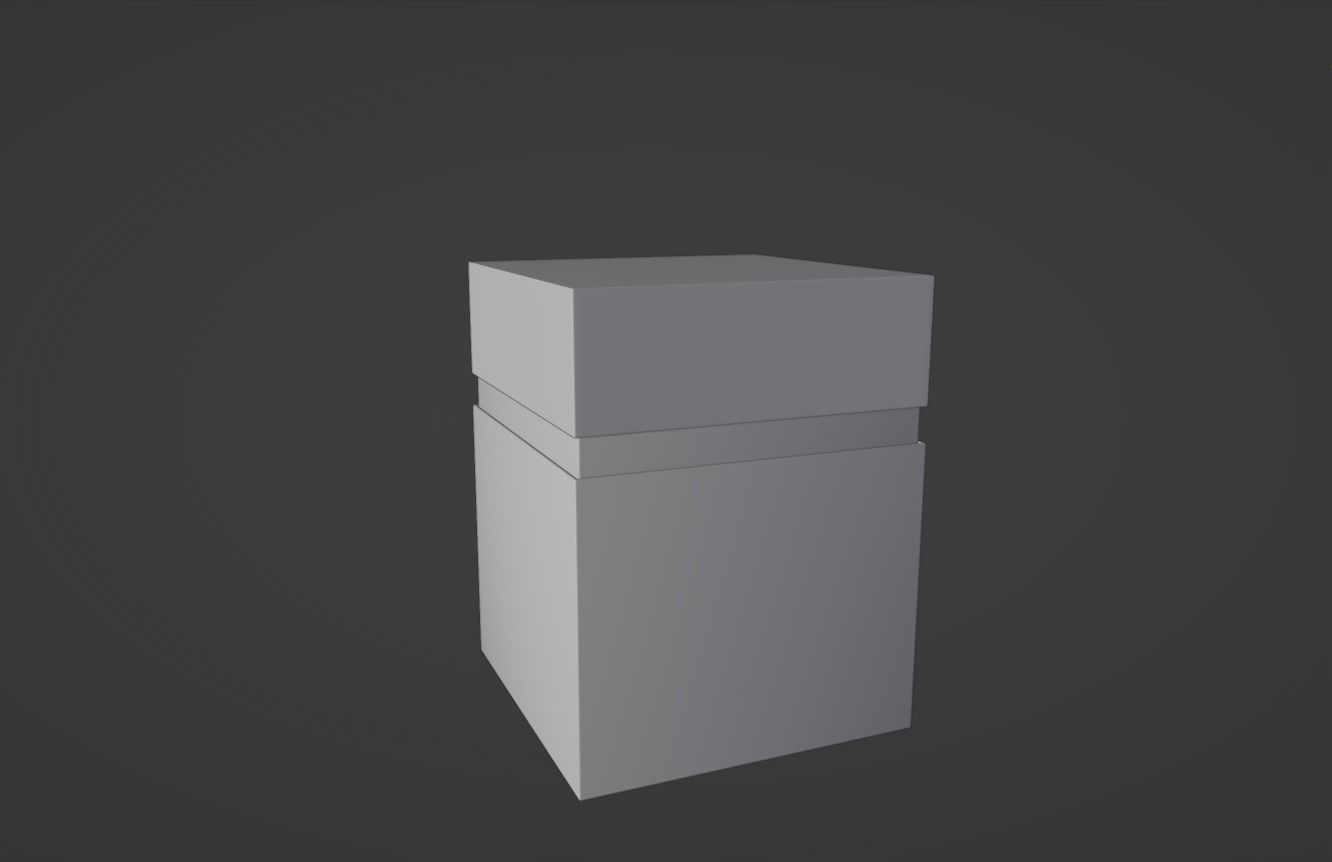 Cosmetics box Packaging Low-poly 3D mode Free low-poly 3D model_5