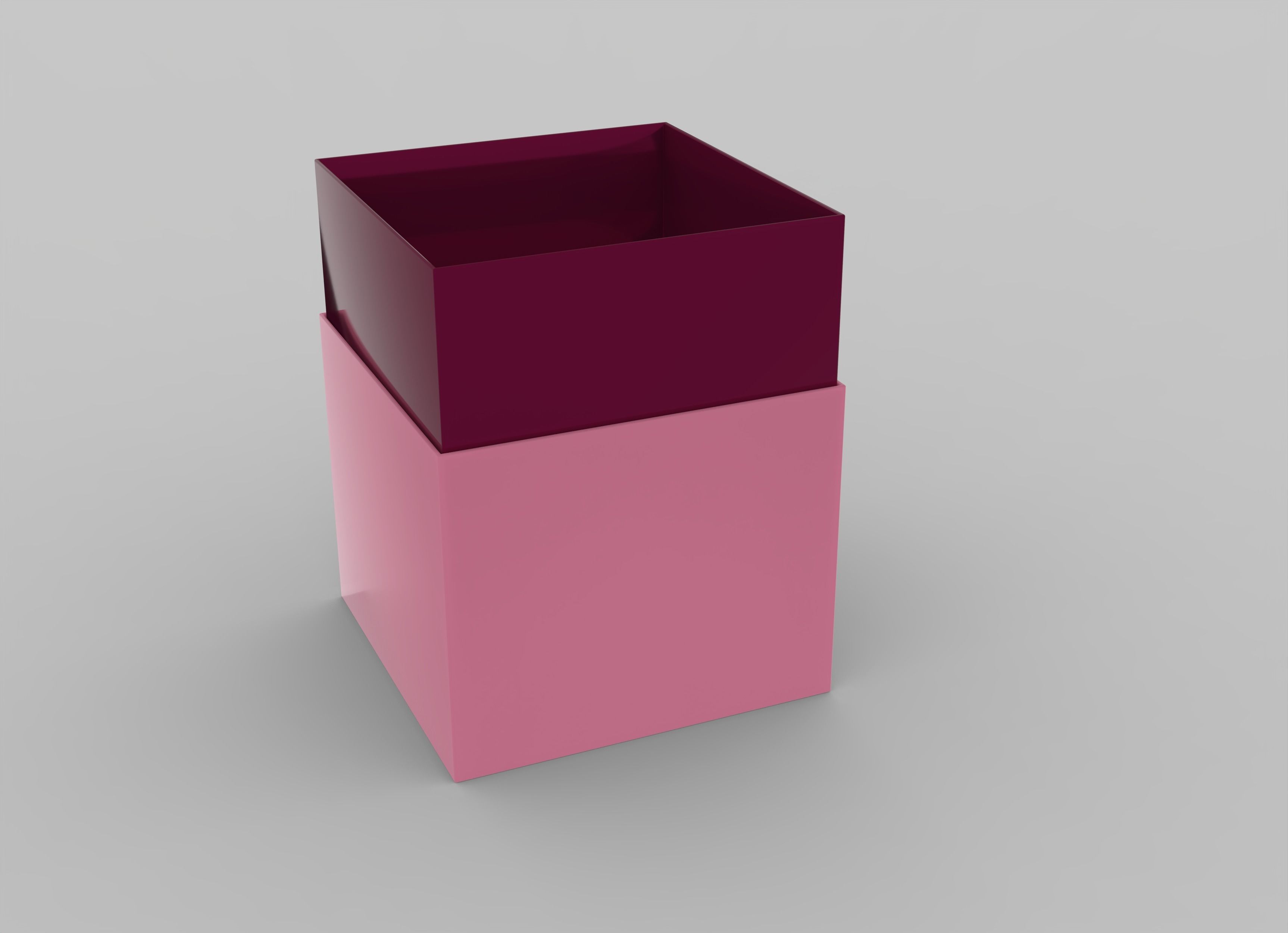 Cosmetics box Packaging Low-poly 3D mode Free low-poly 3D model_1