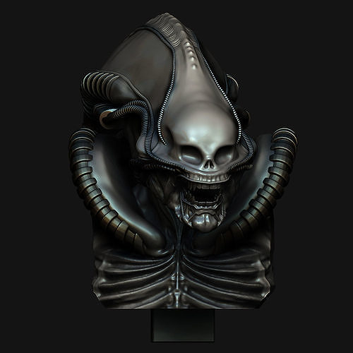 XENOMORPH BUST 3D print model