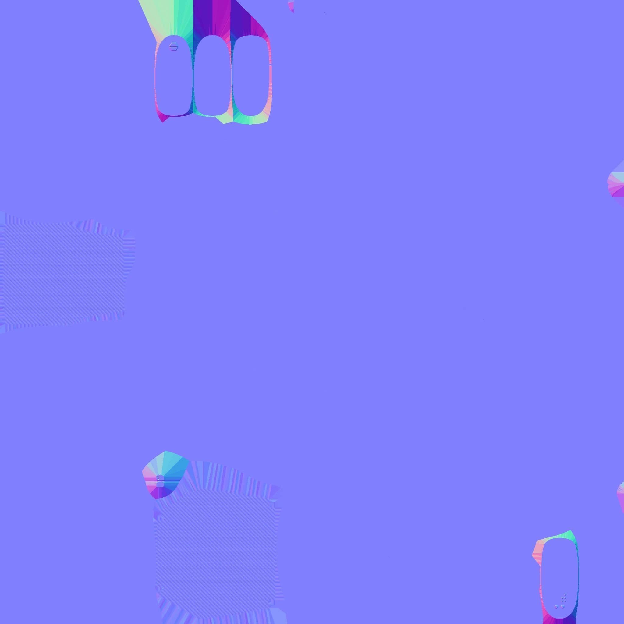 Tech Wheelchair B10 White Beige - Disability Character Design Low-poly 3D model_24