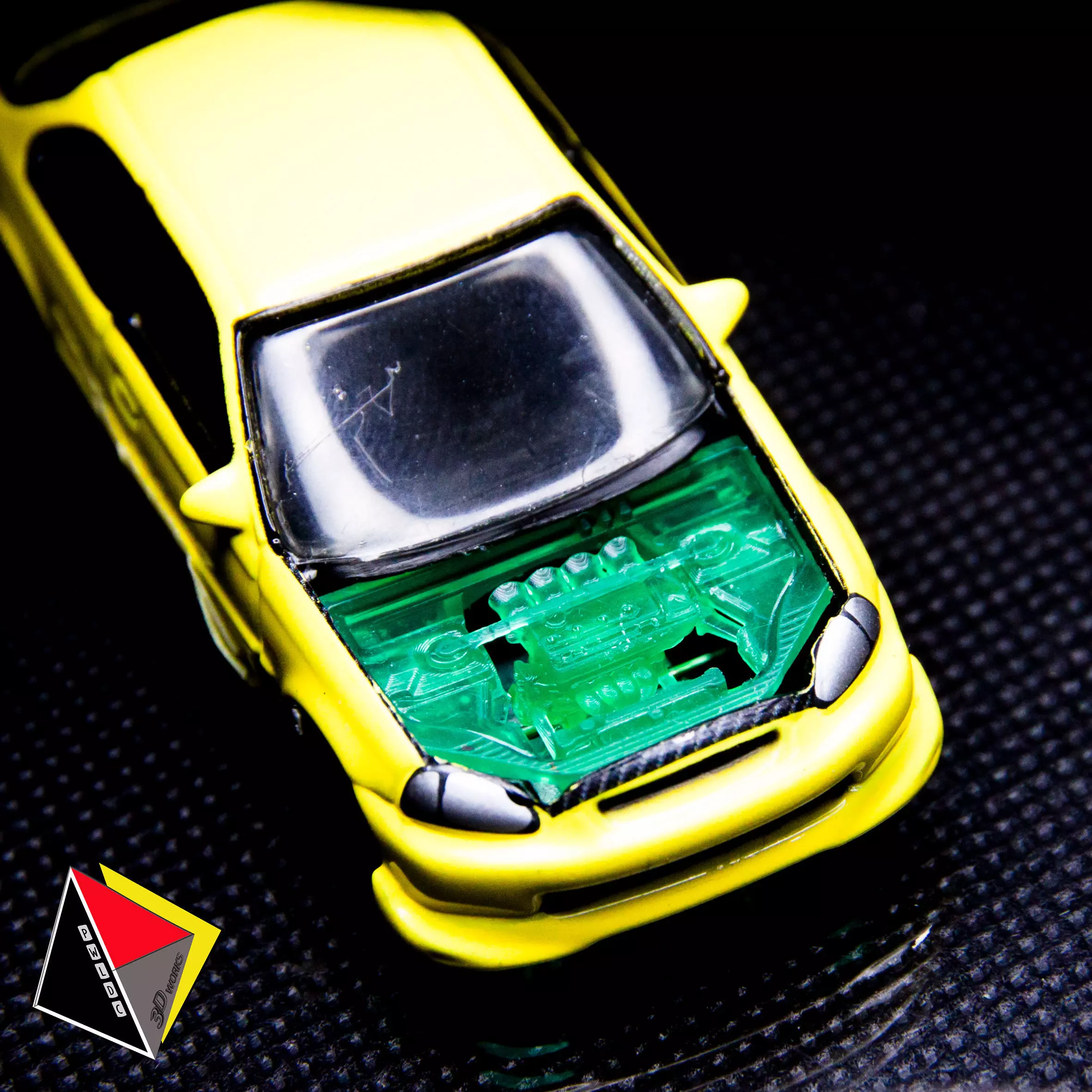 164 Scale B12 Engine Diecast johnny lightning EK9 3D print model