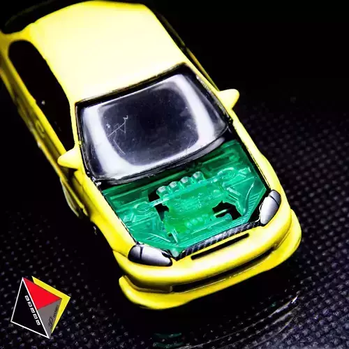 164 Scale B12 Engine Diecast johnny lightning EK9