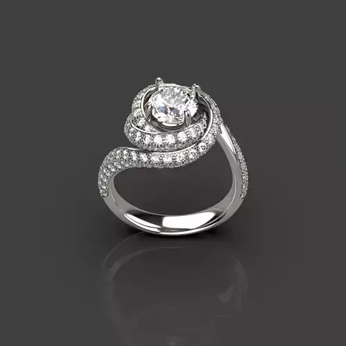 Trinity Ruban Diamond Ring 7-8mm