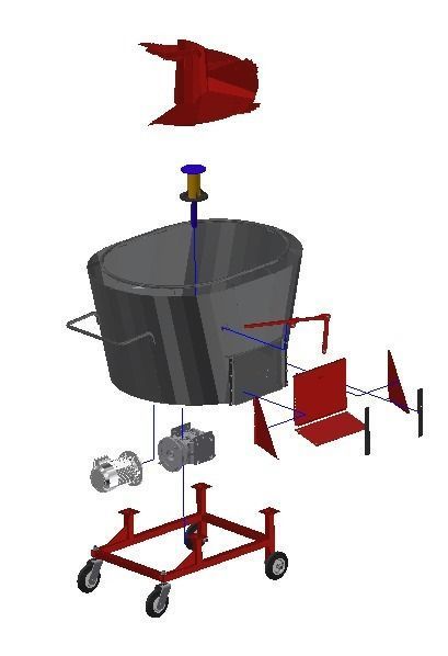 Ready for production TMR feed mixer 3D model_0