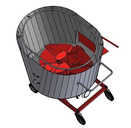 Ready for production TMR feed mixer 3D model_10