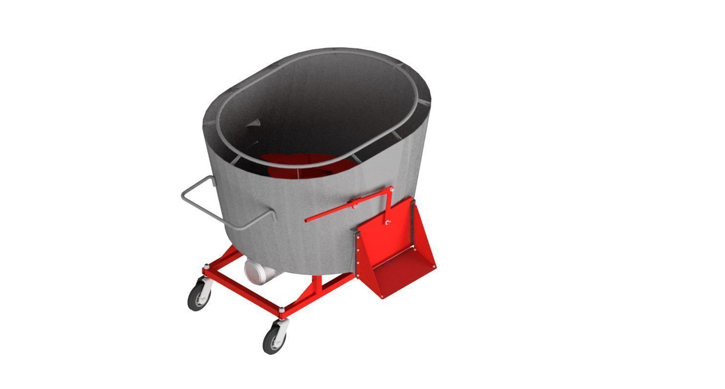 Ready for production TMR feed mixer 3D model_2