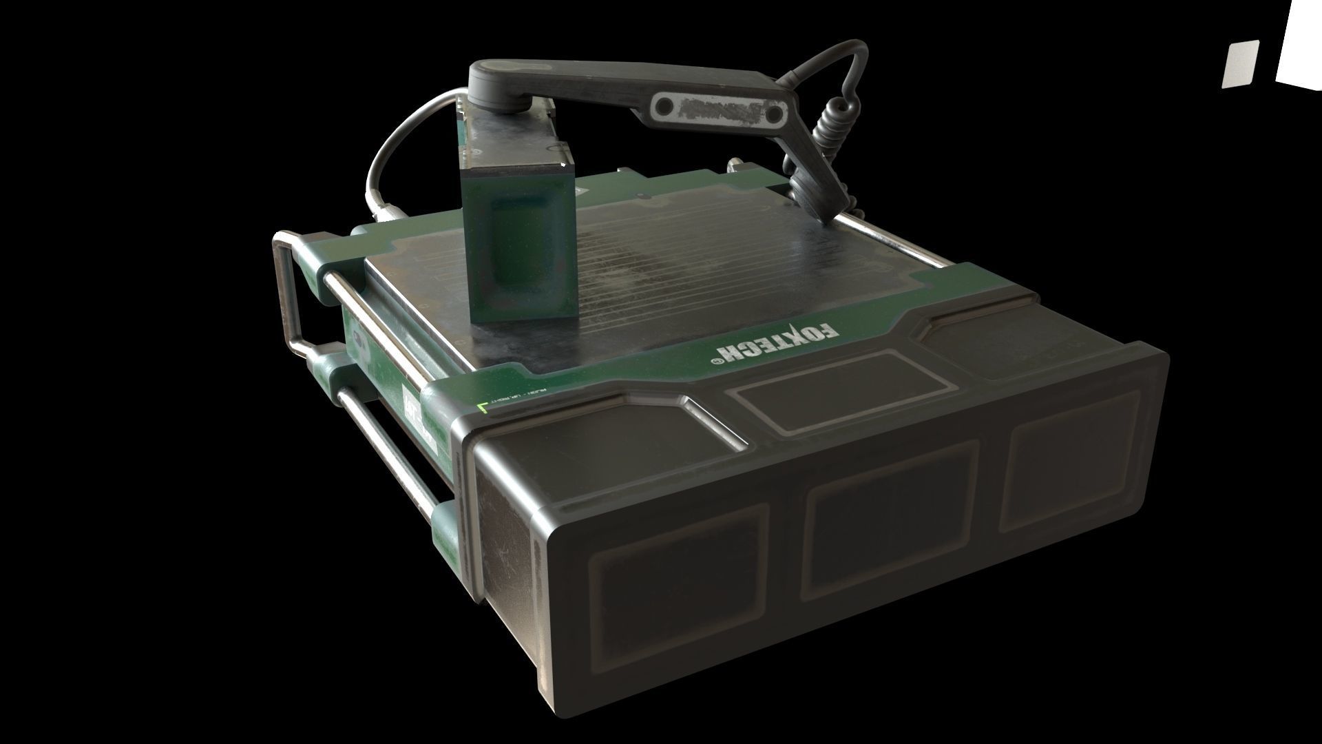 military radio 3D model_1
