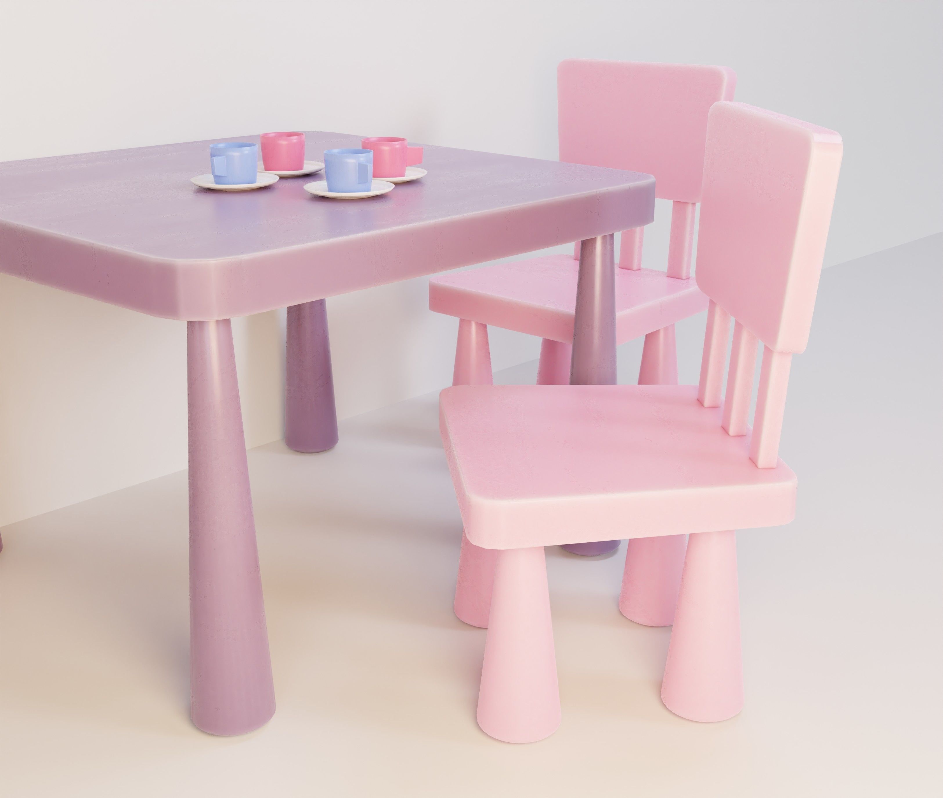 Kids Kitchen  3D model_9