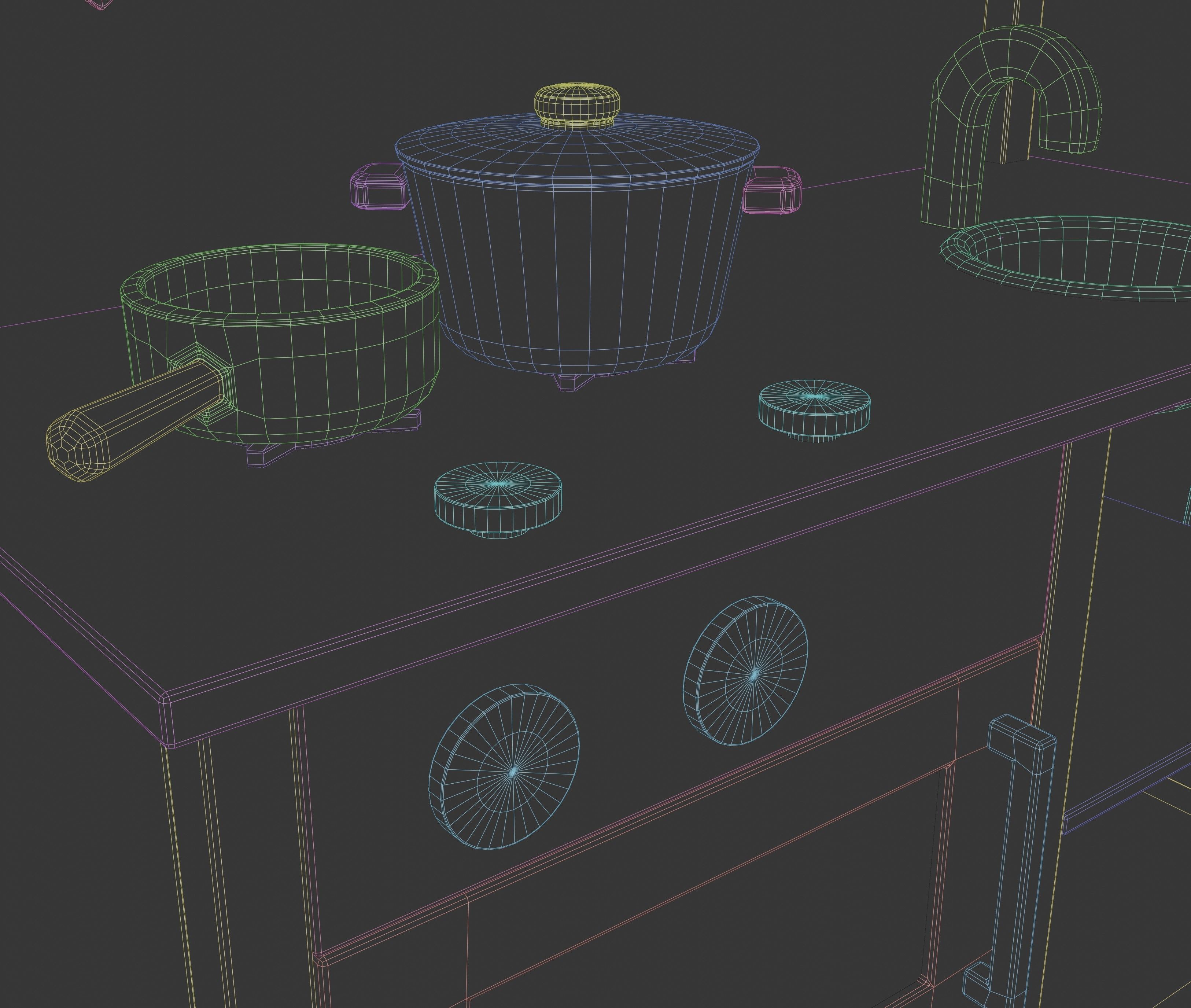 Kids Kitchen  3D model_13