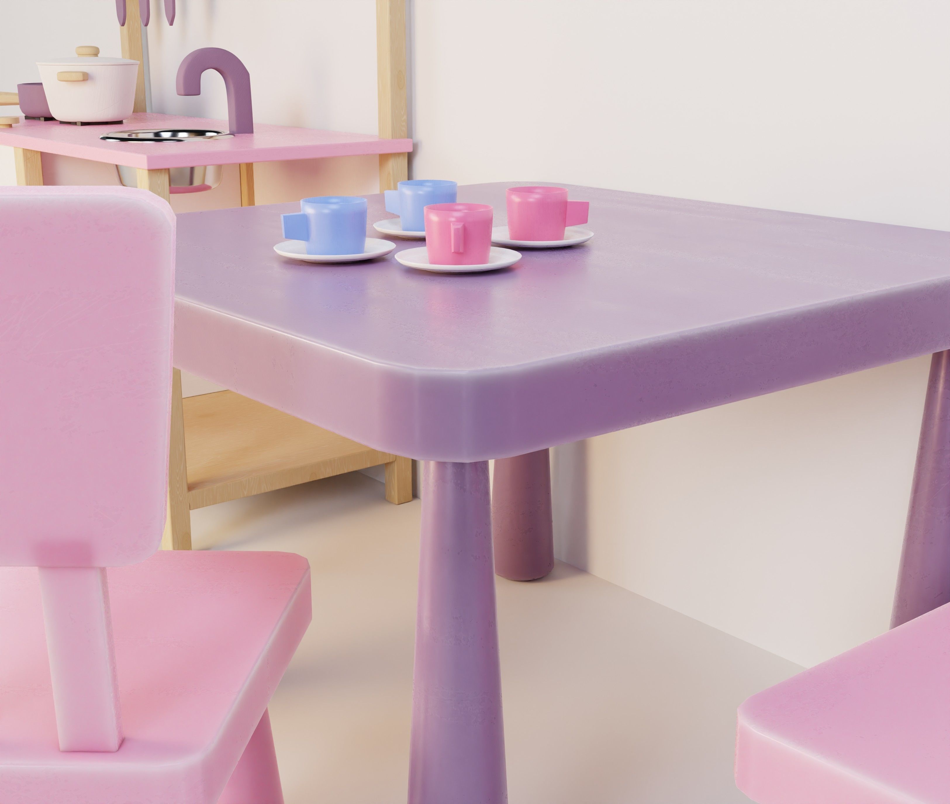 Kids Kitchen  3D model_14