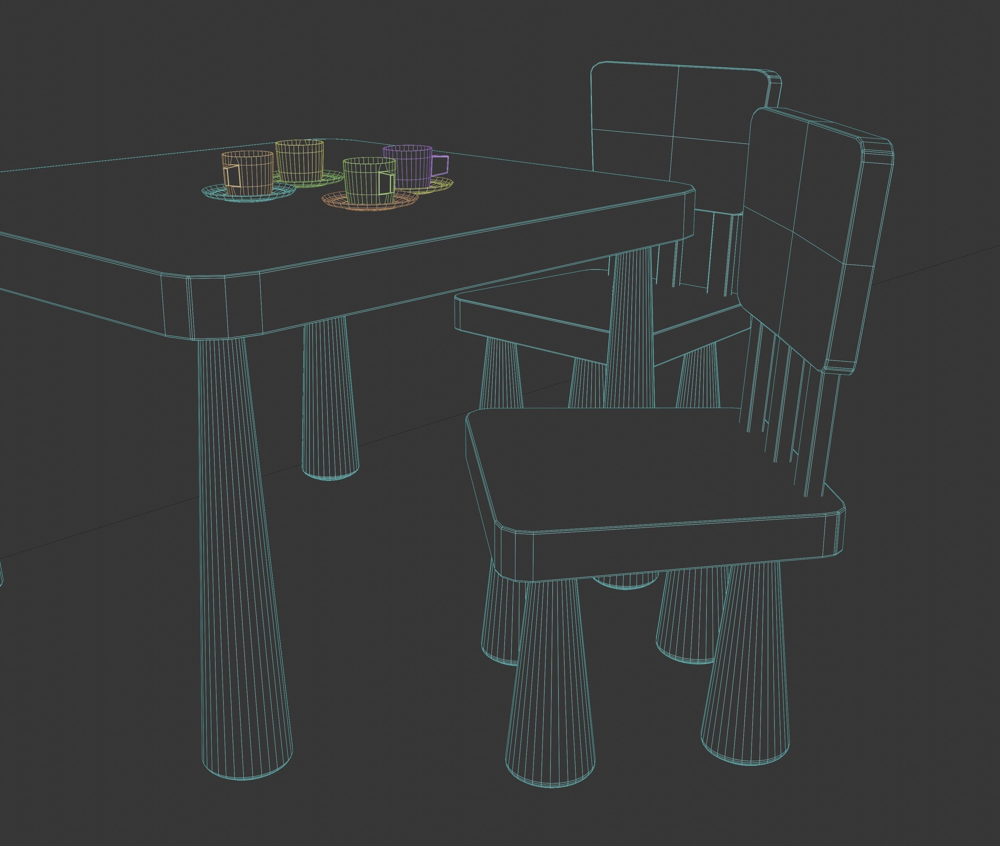 Kids Kitchen  3D model_10