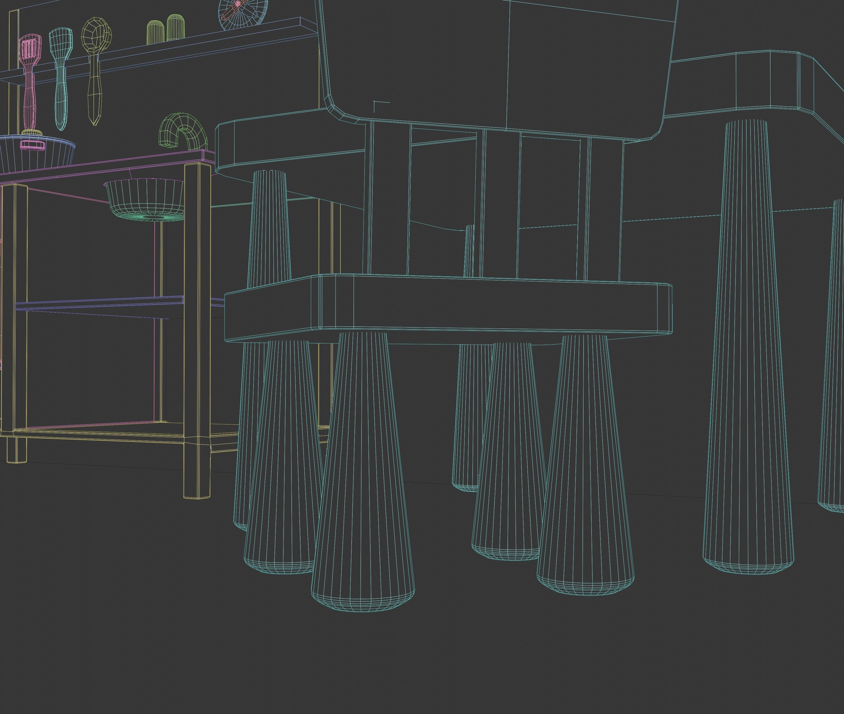 Kids Kitchen  3D model_8