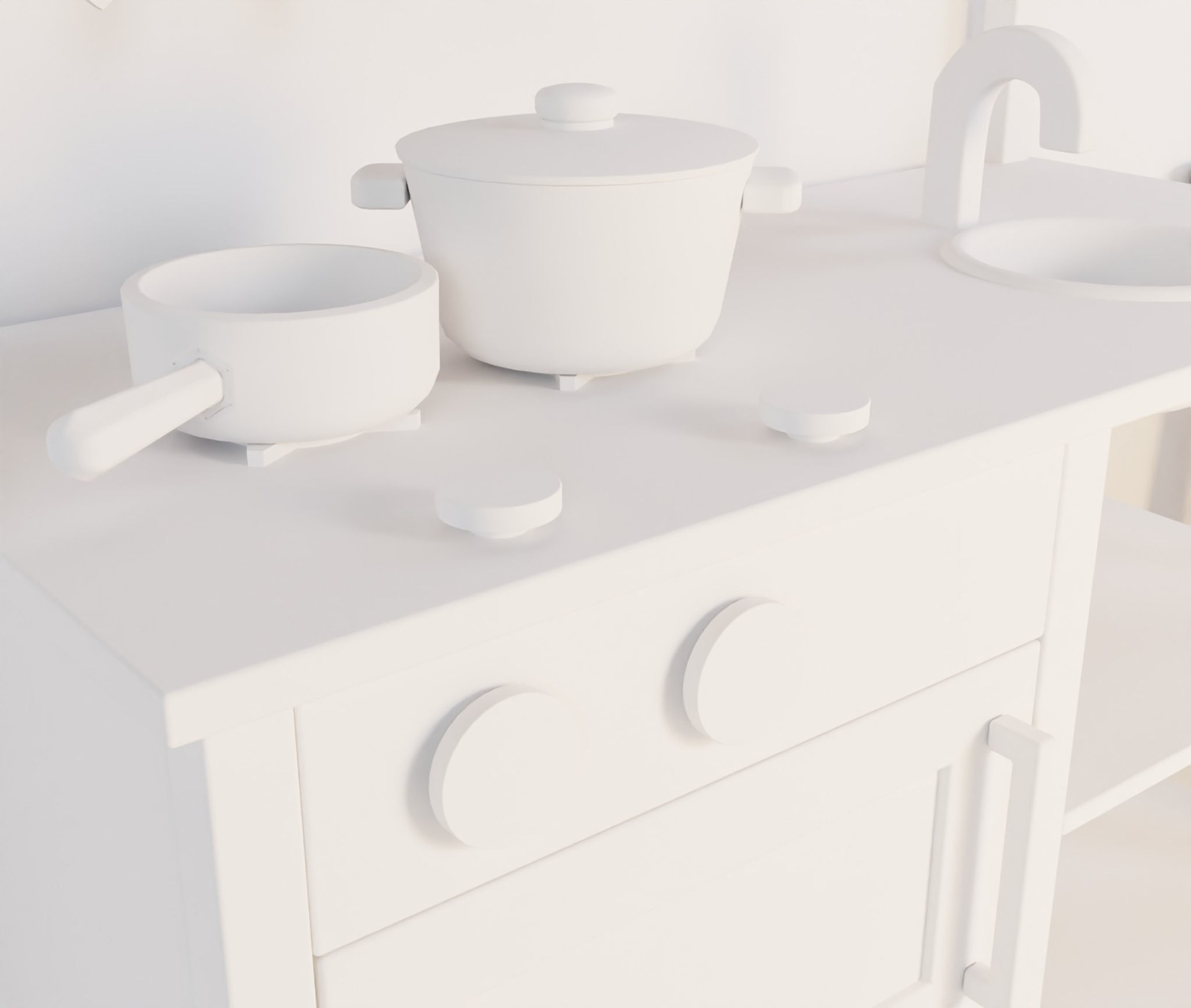 Kids Kitchen  3D model_12