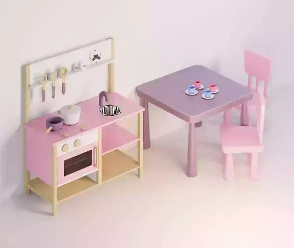 Kids Kitchen  3D model